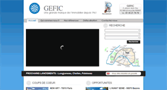 Desktop Screenshot of gefic.fr