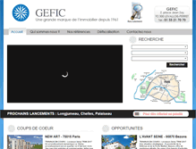 Tablet Screenshot of gefic.fr